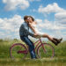 lovers on bike